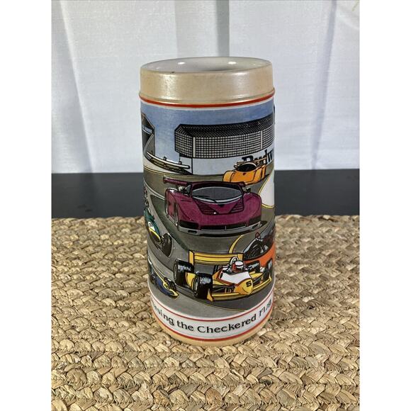 Budweiser Salutes "Chasing the Checkered Flag" 1991 Stein, No. 12801 race car - Picture 2 of 6